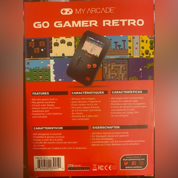 My Arcade Go Gamer Retro Pocket Player Portable Gaming System with 300 Games - Picture 2 of 3